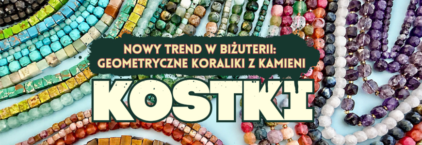 Koraliki kostki z kamieni naturalnych – geometryczny kształt i naturalne piękno