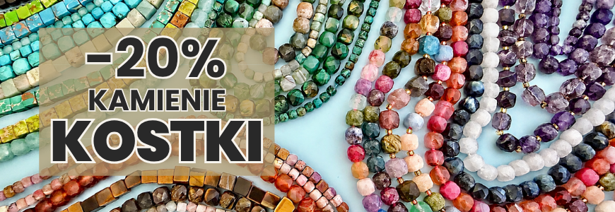 Koraliki kostki z kamieni naturalnych – geometryczny kształt i naturalne piękno