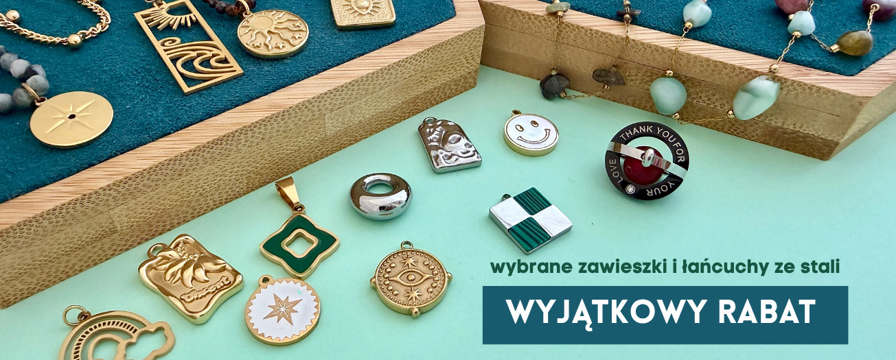 Wybrane zawieszki i łańcuszki ze stali z rabatem -30%