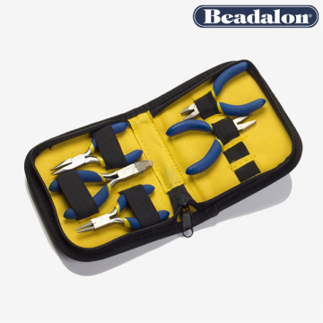 Beadalon zestaw mini szczypiec w etui 8cm