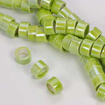 Ceramiczny walec pistacjowy 13mm