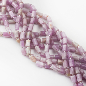 Kunzyt słupek ciosany 11x8mm