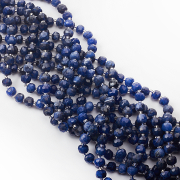 Sodalit oponka fasetowana 8x6mm