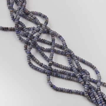 Tanzanit oponka fasetowana 4,5x2,5mm