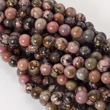 Rodonit kulki gładkie 10mm