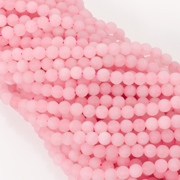 Kryształ górski kulki matowe 6,5mm