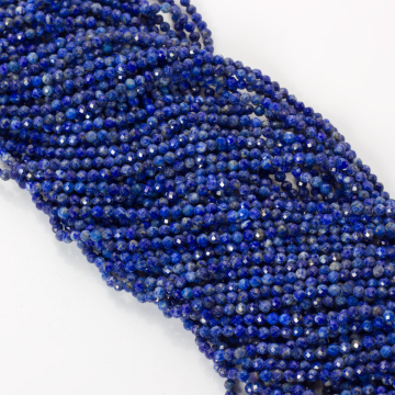 Lapis lazuli kulki fasetowane 3,5mm