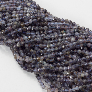 Iolit kulki fasetowane 4mm