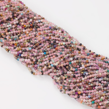 Mix kamieni kulka fasetowana 2mm