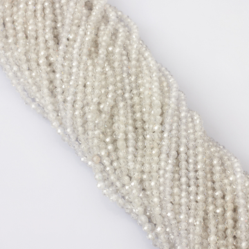 Biała cyrkonia kulka fasetowana 3.6mm