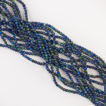 Azuryt kulka fasetowana 3mm