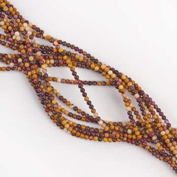 Jaspis mokait kulka gładka 3,5mm