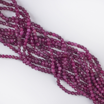 Rubin naturalny kulka fasetowana 3,5mm Rubin naturalny kulka fasetowana 3,5mm