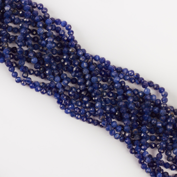 Sodalit kulka fasetowana 4mm
