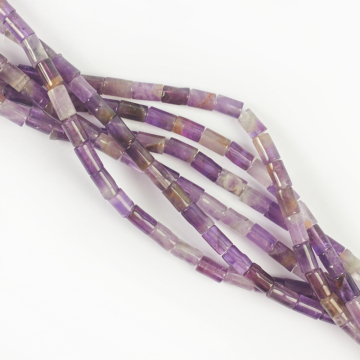 Ametyst walec gładki 4,5x9mm