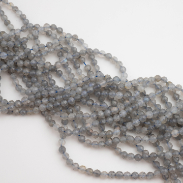 Labradoryt kulka fasetowana 4,5mm
