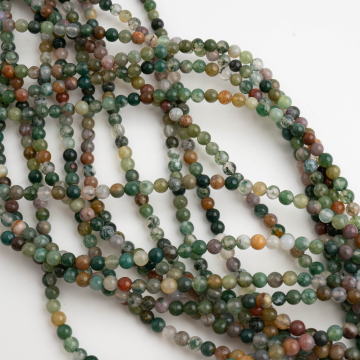 Agat indyjski kulka gładka 3.5mm