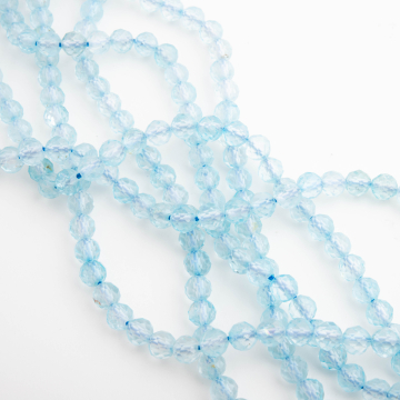 Topaz kulka fasetowana 5,5mm