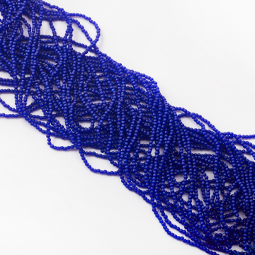 Kocie oko kulka gładka ciemnoniebieska 2mm