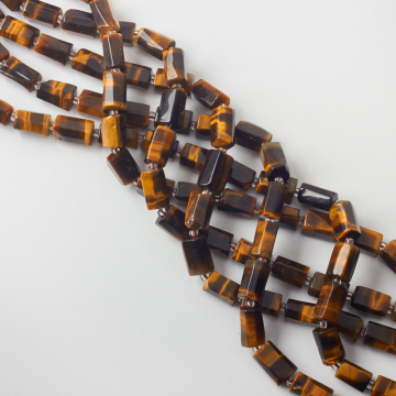 Tygrysie oko słupek ciosany 12x8mm