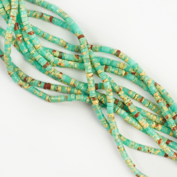 Jaspis cesarski krążek gładki 4mm