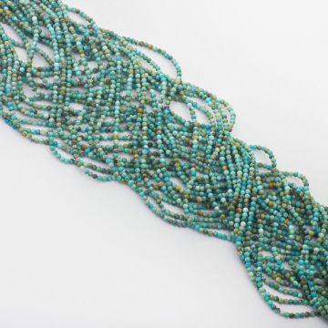 Turkus naturalny kulka fasetowana 1,8mm