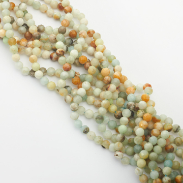 Amazonit kulka fasetowana 5,5mm