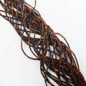 Tygrysie oko słupek gładki 4,5x2,5mm