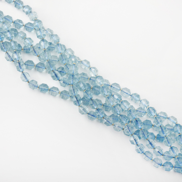 Topaz baryłka fasetowana 7,5mm