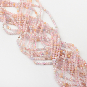 Morganit kulka fasetowana 3,5mm