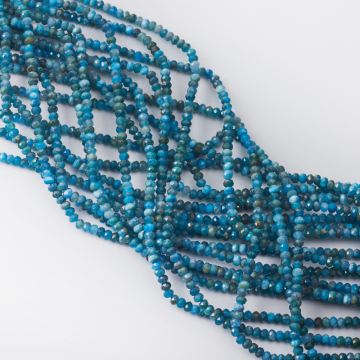 Apatyt oponka fasetowana 3x4mm