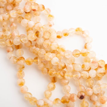 Cytryn kulka fasetowana 6mm