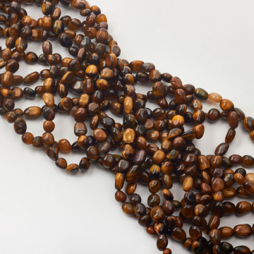 Tygrysie oko bryłka nieregularna 6x8mm