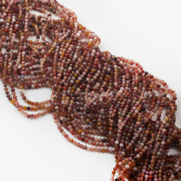 Agat kulka fasetowana 3mm