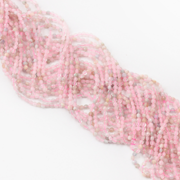 Morganit dysk fasetowany 4mm