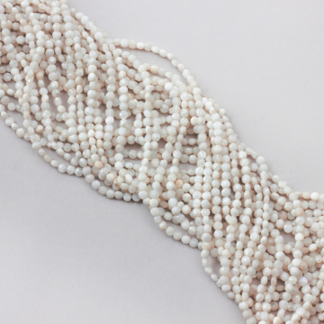 Kamień księżycowy dysk fasetowany 4mm