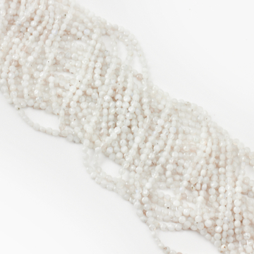 Kamień księżycowy dysk fasetowany 4mm