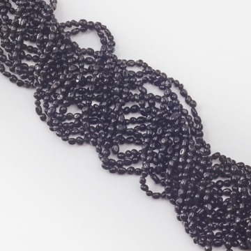 Czarny obsydian bryłka nieregularna 3-7mm