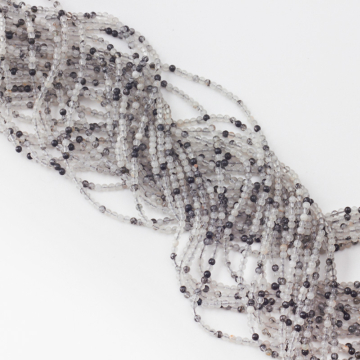 Kryształ górski z rutylem kulka gładka 3mm