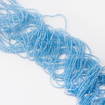 Topaz niebieski kulka fasetowana 2,5mm