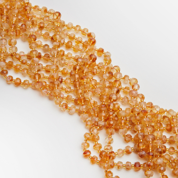 Cytryn oponka fasetowana 6x8mm