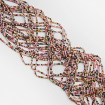 Turmalin oponka fasetowana 2x3mm