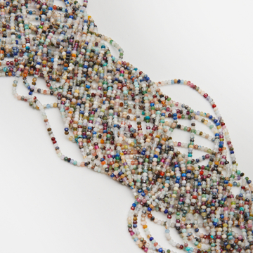 Mix kamieni oponka fasetowana 2x3mm