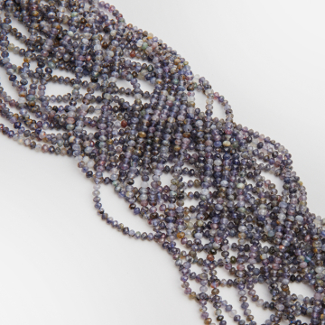 Iolit oponka fasetowana 3x4mm