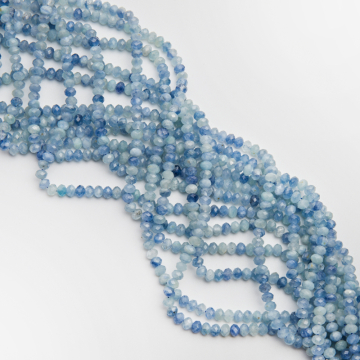 Kianit oponka fasetowana 4x5,5mm