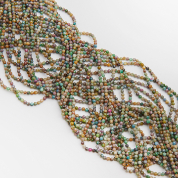 Mix szafir kulka fasetowana 3mm