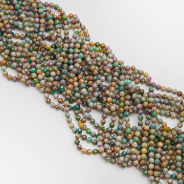 Mix szafir kulka fasetowana 4mm