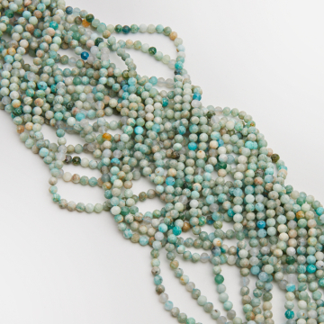 Amazonit kulka fasetowana 4,5mm