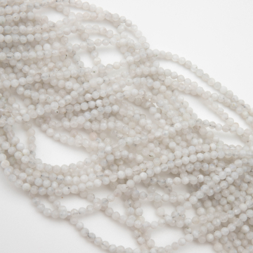 Kamień księżycowy kulka fasetowana 2,5mm