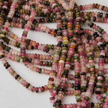 Turmalin dysk fasetowany 2x4mm